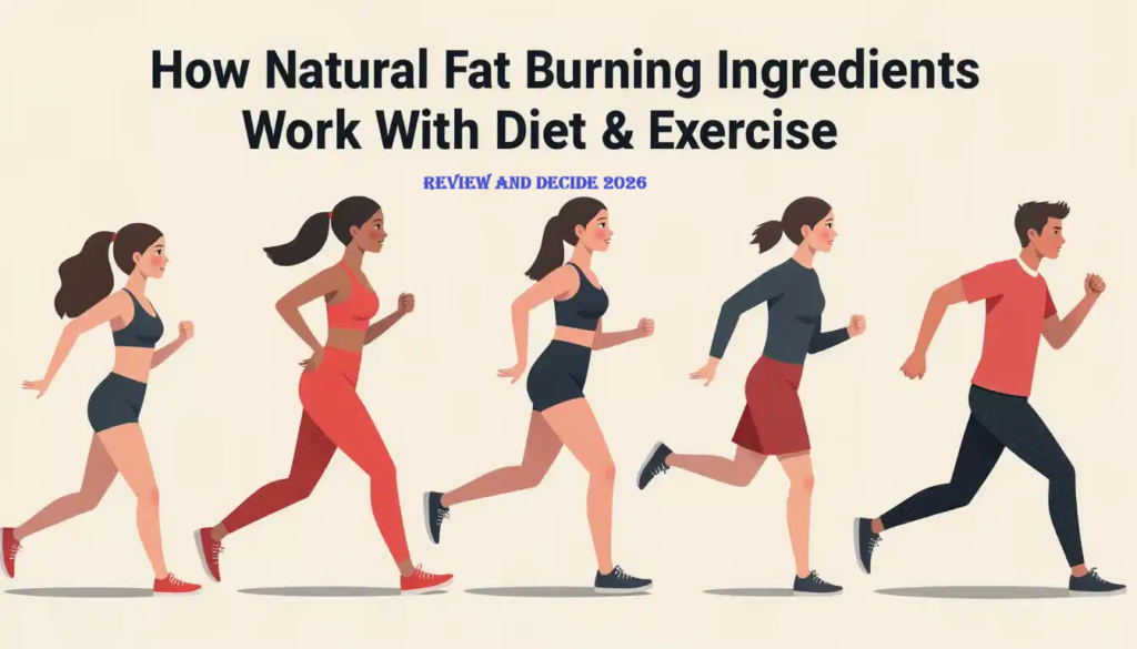 How natural fat burning ingredients work with diet and exercise 2026 illustration