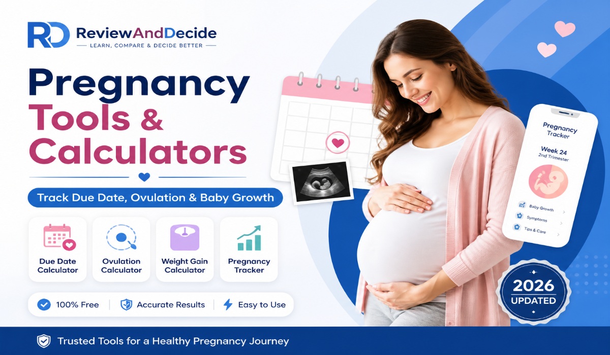 Pregnancy Tools & Calculators (2026) – Due Date, Ovulation, Weight & More