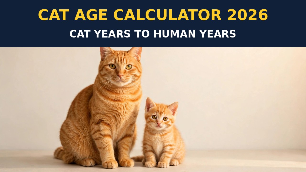 Cat Age Calculator – Convert Cat Years to Human Years