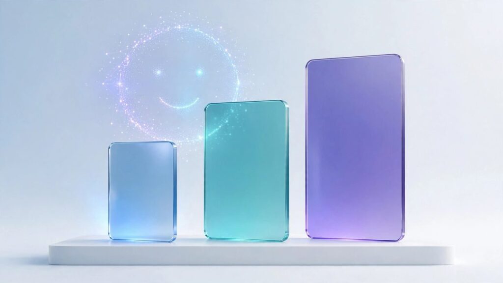 Muse AI pricing 2026: Free, Power and Maximum subscription tiers shown as glass cards